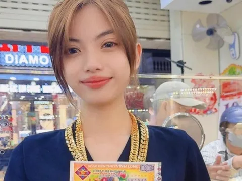 Xổ số miền Nam: Nữ nhân viên tiệm vàng ở Vĩnh Long gây “bão” mạng