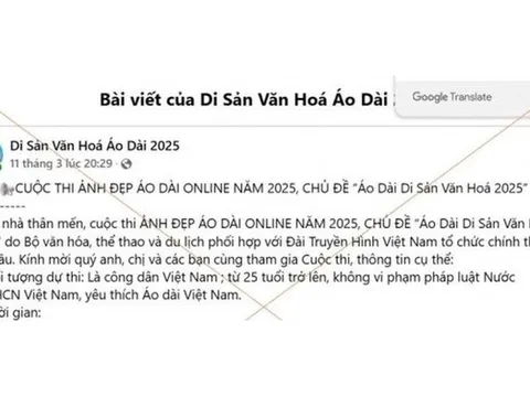Tham gia cuộc thi áo dài trên mạng, người phụ nữ bị lừa 7,6 tỷ đồng