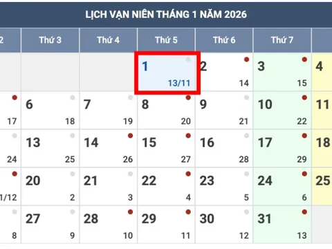 Đề xuất hoán đổi để Tết Dương lịch 2026 được nghỉ 4 ngày