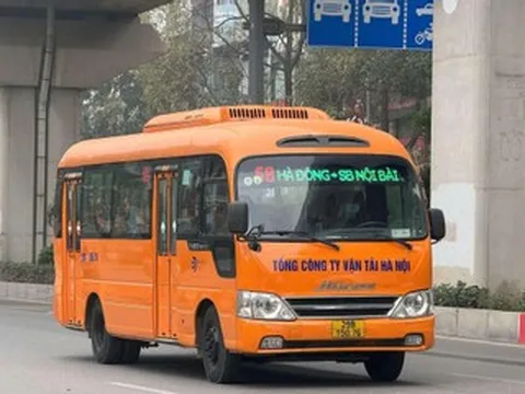 Tăng cường tuyến xe buýt sân bay Nội Bài phục vụ dịp Tết