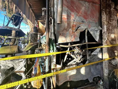 Cháy lúc rạng sáng, 4 người chết trong căn nhà ven quốc lộ 14