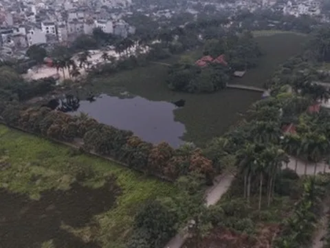 Công viên 15ha bỏ hoang giữa Hà Nội, xuất hiện bãi xe không phép