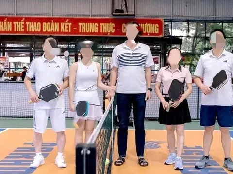 Bí thư xã bị “tố” bỏ lớp bồi dưỡng, đi đánh giải "Pickleball tình yêu U90+" nhận án kỷ luật