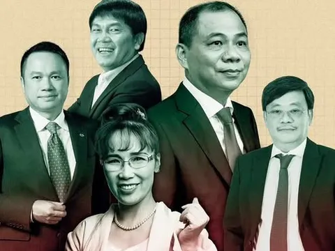 5 tỉ phú Việt Nam nắm giữ hơn 38 tỉ USD là ai?