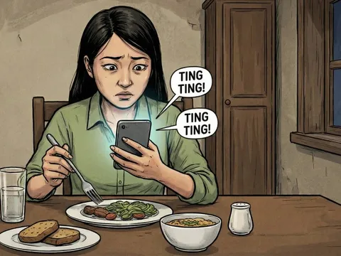 Giờ ăn, giờ ngủ cũng thấp thỏm vì tin nhắn trong nhóm chat, không còn ghét thứ Hai mà ghét Chủ nhật