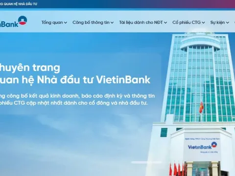 VietinBank ra mắt website Quan hệ nhà đầu tư mới