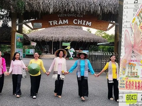 Xổ số miền Nam: Chiều 5-1, giải độc đắc lộ diện tại xã Tràm Chim
