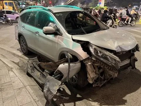 Công an Hà Nội tìm nhân chứng vụ tai nạn giao thông liên hoàn trên đường Láng