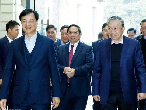 Những hình ảnh Tổng Bí thư Tô Lâm làm việc với Ban Thường vụ Thành uỷ Hà Nội