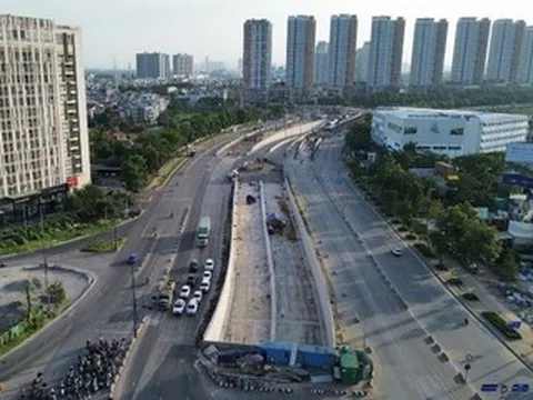 Hầm chui then chốt tại nút giao 3.400 tỷ đồng ở TPHCM thông xe cuối tháng 1