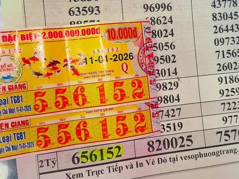 Xổ số miền Nam: Sáng 12-1, đại lý đang tìm người trúng độc đắc 84 tỉ đồng