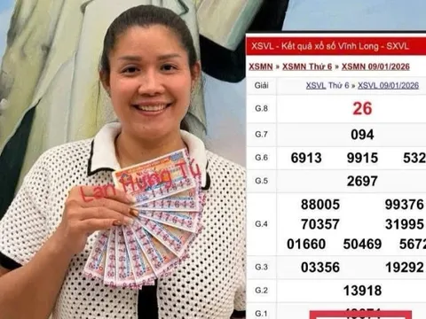 Xổ số miền Nam: Độc đắc trúng liên tục ở Tây Ninh, TPHCM, Vĩnh Long và Cần Thơ