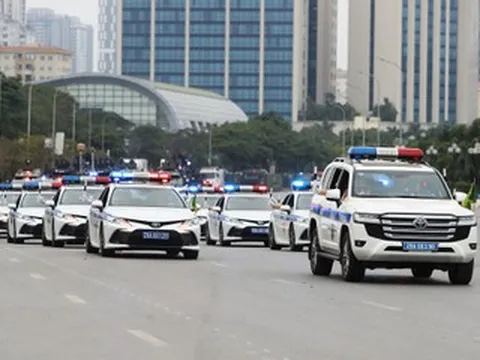 Cục CSGT thông báo các tuyến đường cấm, hạn chế xe phục vụ Đại hội Đảng XIV