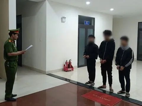Tạm giữ hình sự 3 thiếu niên dụ bé gái đến phòng trọ rồi hiếp dâm