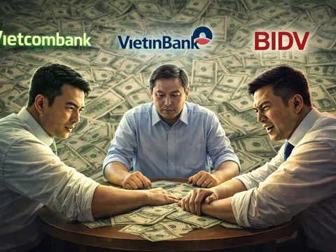 Đọ tài kinh doanh giữa 3 'ông lớn' Vietcombank, VietinBank, BIDV