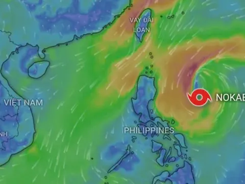 Bão Nokaen sắp đổi hướng, có ảnh hưởng tới nước ta?