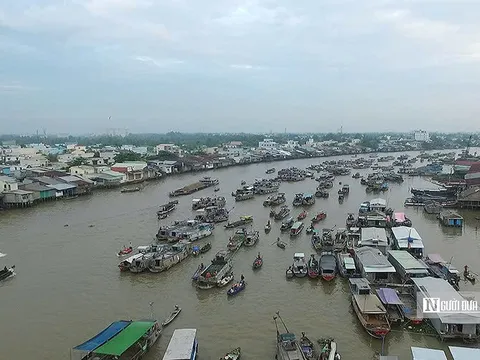 Giữ mùa Xuân trên chợ nổi Cái Răng