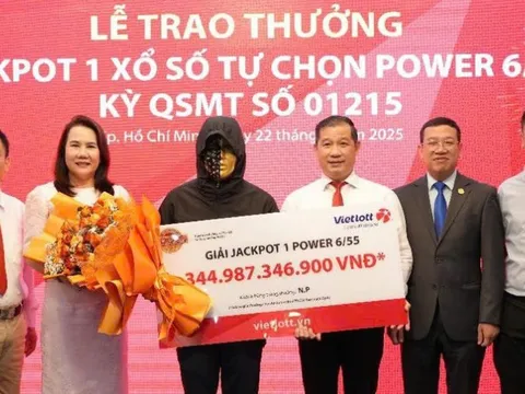 Trúng Vietlott hơn 257 tỉ đồng, người chơi nhận về hơn 231 tỉ