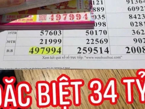 Xổ số miền Nam: Đã tìm ra người trúng 34 tỉ đồng ở phường Chợ Lớn, TPHCM