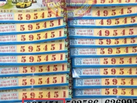 Xổ số miền Nam: “Dậy sóng” với 2 giải độc đắc của vé số Tây Ninh