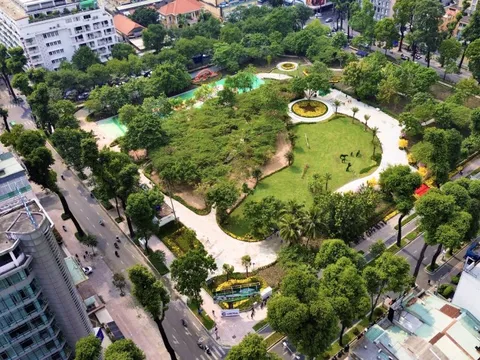 Công viên trên khu đất vàng Nhà thi đấu Phan Đình Phùng chính thức mở cửa