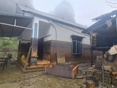 Tin vui ở 'rốn ngập' Cao Bằng: Nước rút sau 4 tháng, vết tích trên tường gây chú ý