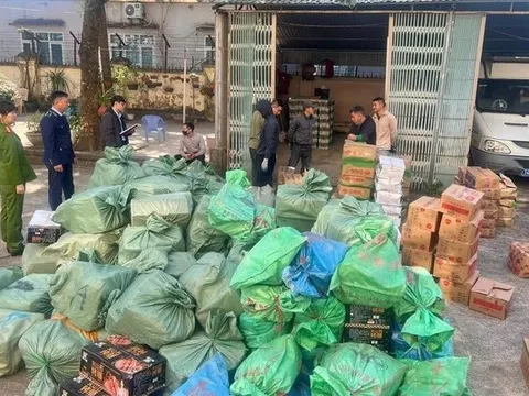 Bắt giữ gần 4 tấn thực phẩm không rõ nguồn gốc tại vùng biên