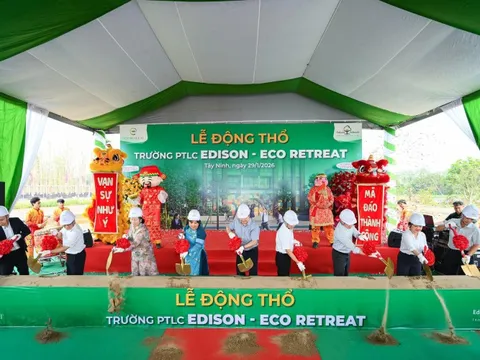 Động thổ trường liên cấp Edison Eco Retreat quy mô 3.600 học sinh