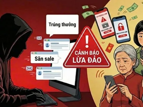 Cảnh báo thủ đoạn lừa đảo "nhận quà, trúng thưởng" và săn sale dịp Tết