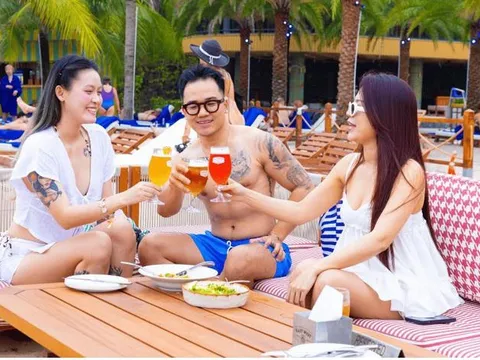 East West Brewing - Phu Quoc điểm hẹn hoàng hôn & Good Times Lager