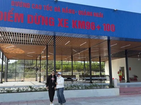 VEC: Điểm dừng xe đầu tiên trên cao tốc Đà Nẵng – Quảng Ngãi được đánh giá cao