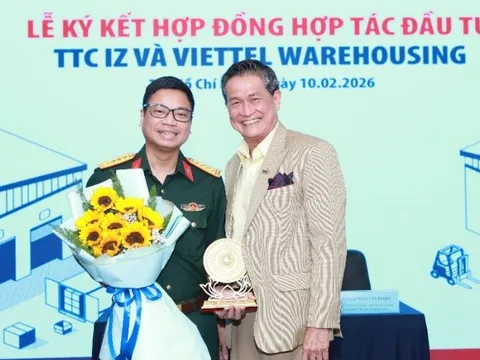 TTC IZ ký kết hợp đồng hợp tác đầu tư với Viettel Warehousing