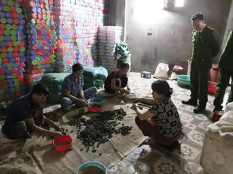 Công an Hà Tĩnh triệt phá đường dây làm thuốc tăng cân từ bột ngô, bột nếp