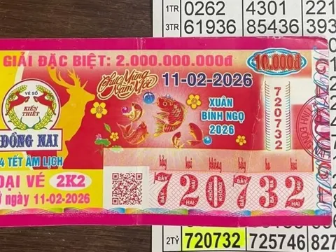 Xổ số miền Nam: Người trúng 2 giải độc đắc vé Xuân Bính Ngọ 2026 đã lộ diện