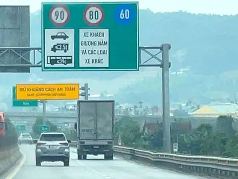 Lái xe khách giường nằm, xe tải cần biết về tốc độ tối đa trên nhiều tuyến cao tốc