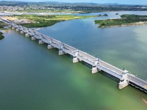 Diện mạo đập dâng gần 1.500 tỷ đồng vừa thông xe ở Quảng Ngãi