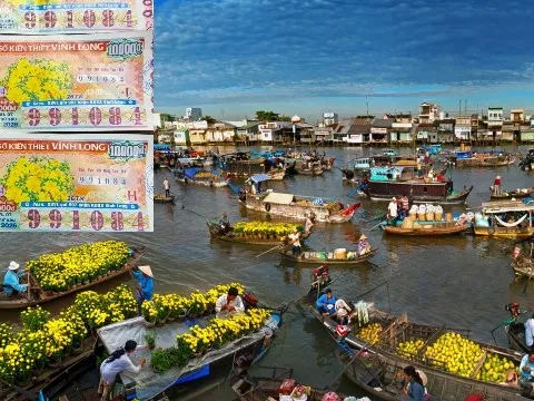 Xổ số miền Nam: Giải độc đắc trúng ở nơi có chợ nổi Cái Răng