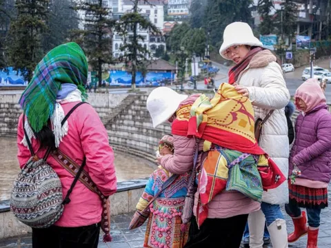 Miền Bắc đón không khí lạnh mùng 1 Tết