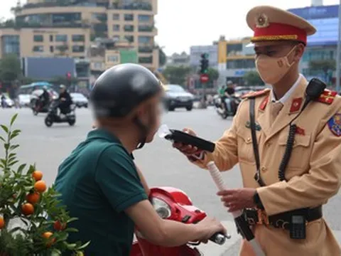 Hơn 4.200 tài xế vi phạm nồng độ cồn trong ngày mùng 3 Tết