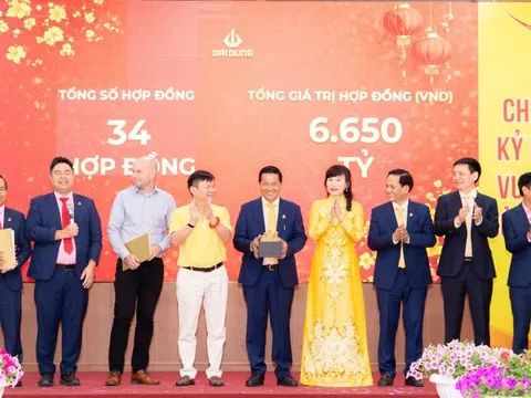 Một doanh nghiệp 'khai xuân' với 34 hợp đồng trị giá 6.650 tỉ đồng