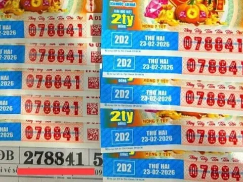 Xổ số miền Nam ngày 26-2: Đại lý đang truy tìm người trúng độc đắc 32 tờ vé số TPHCM