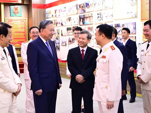 Tổng Bí thư Tô Lâm thăm và chúc Tết cán bộ, chiến sĩ Cục An ninh điều tra - Bộ Công an