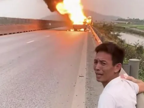 Vụ tài xế bật khóc vì ô tô chở nhiều xe máy bốc cháy: ‘Tiền đền bù là gánh nặng lớn’