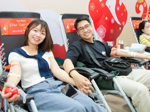 Cùng nhau 'Hiến máu đầu xuân - nhân lên hạnh phúc'