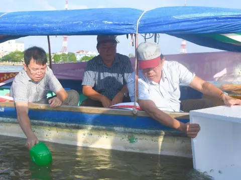 Thả 1 triệu con tôm, cua giống xuống đầm Đông Hồ