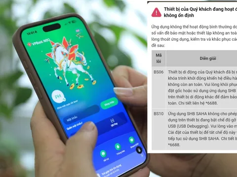 Nhiều người bị khóa Mobile Banking vì xài điện thoại trôi nổi
