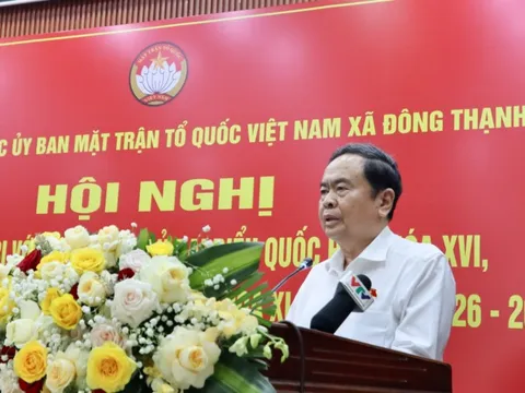 Chủ tịch Quốc hội Trần Thanh Mẫn nhấn mạnh việc thực hiện tốt chương trình hành động