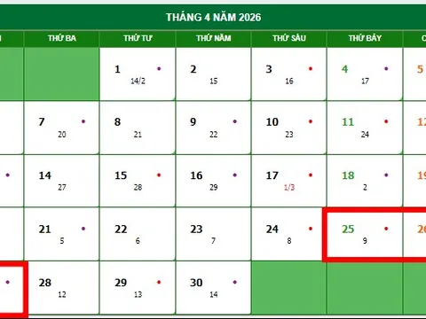 Bộ Nội vụ nói gì về thông tin nghỉ 9 ngày liên tiếp dịp Giỗ Tổ,  30-4 và 1-5?
