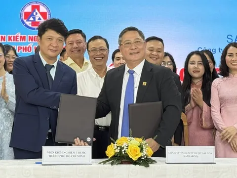 Viện Kiểm nghiệm thuốc TP.HCM và Sapharco hợp tác nghiên cứu, phát triển dược phẩm