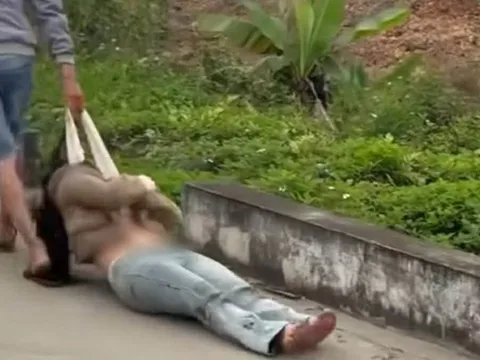 Công an xác minh clip cô gái bị người đàn ông kéo lê trên đường